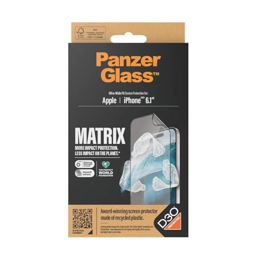 Edge To Edge Tempered Glass Screen Protector for iPhone 16 / iPhone 15 / iPhone 14 Pro