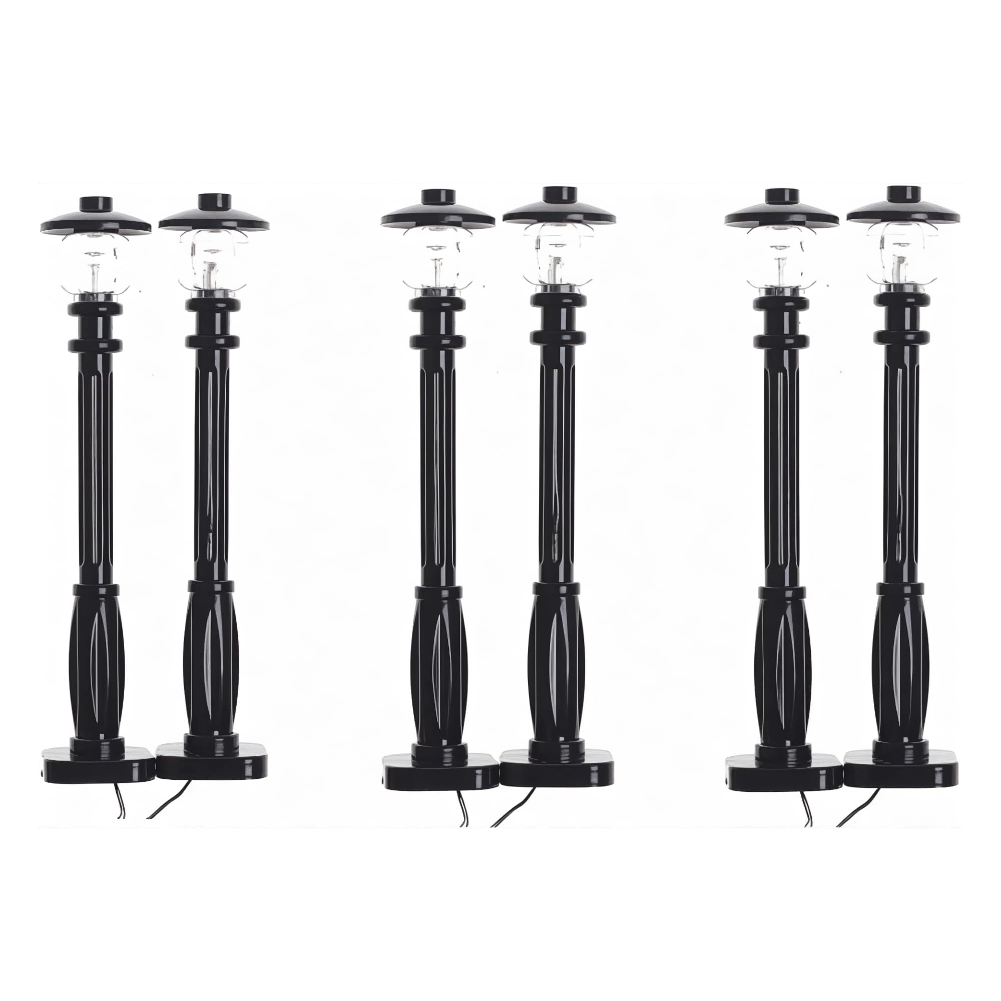 Chemical Plant Variations City Street Light LED Poles Set for LEGO - 300