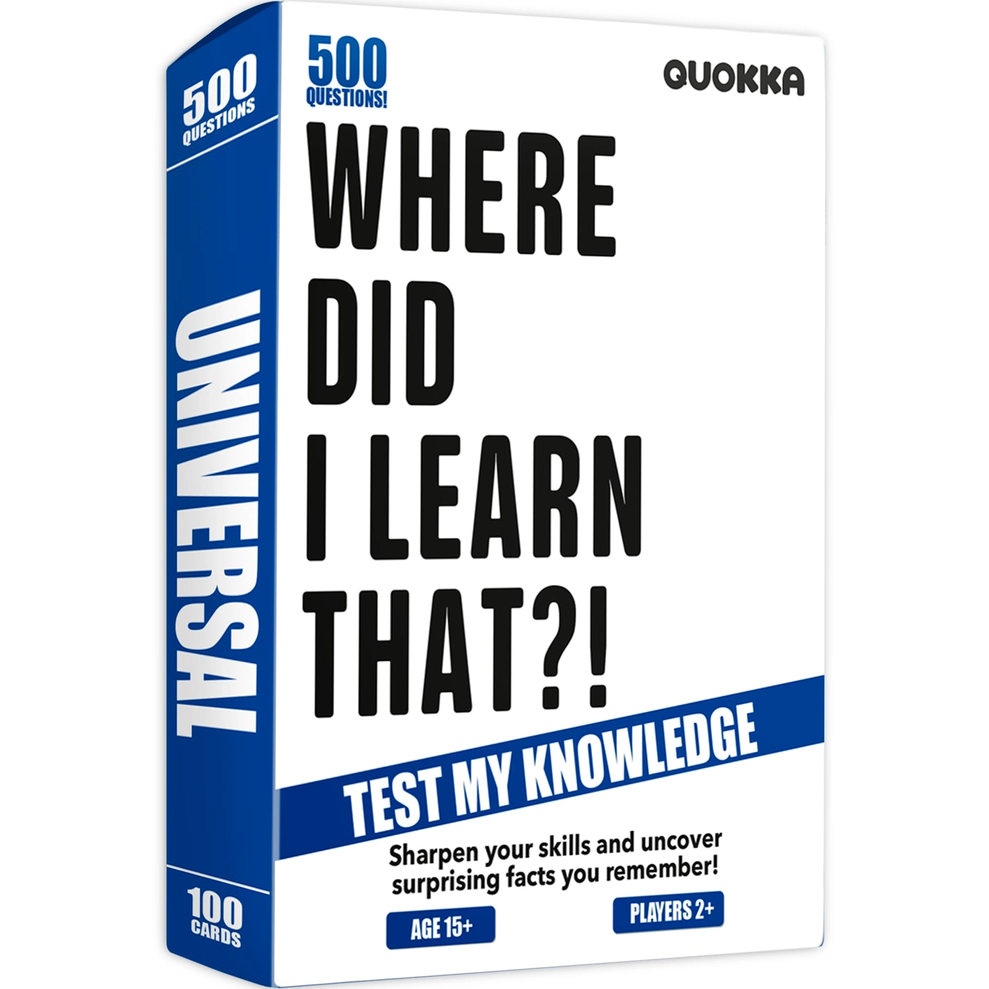 quokka Where Did I Learn That? - 500 Questions Card Game