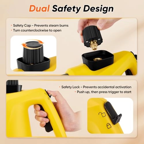 Portable Steam Cleaner - 2.6 to 3.2 bar 350ml