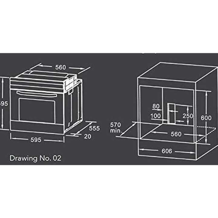 65DAE40139 60cm Fan Oven