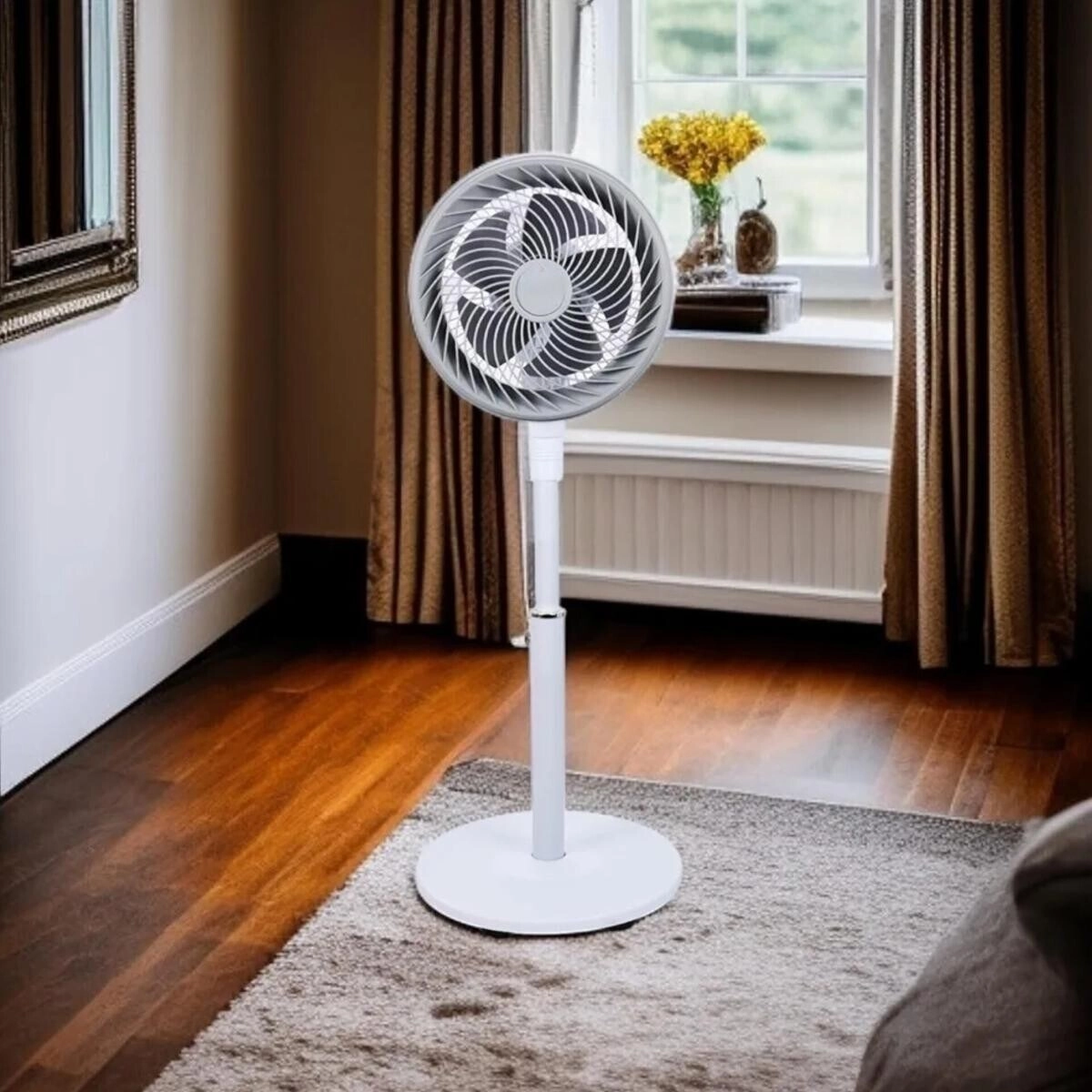 Standing Fan - 80W 5 Blades 3 Speeds