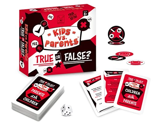 Kids vs Parents: True or False - Card Game