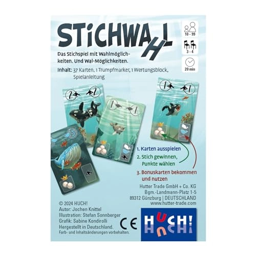 Stichwahl: Sea Creatures - Card Game (German)