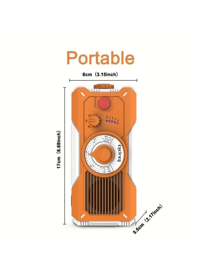 Hand Crank Emergency Radio - 5000mAh