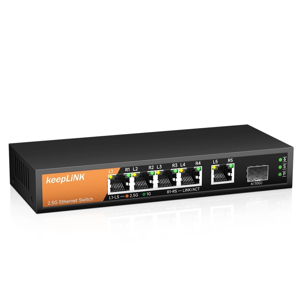keepLiNK 5 Port 2.5G Switch 5-ports