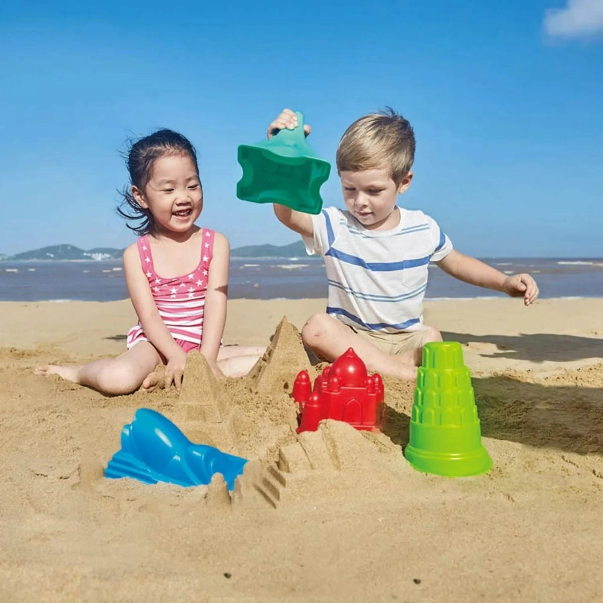 Eiffel Tower Sand And Beach Toy - Green 18 Months