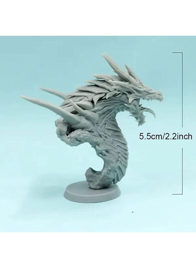 Dragon Head Resin Model Kit - 5.5cm