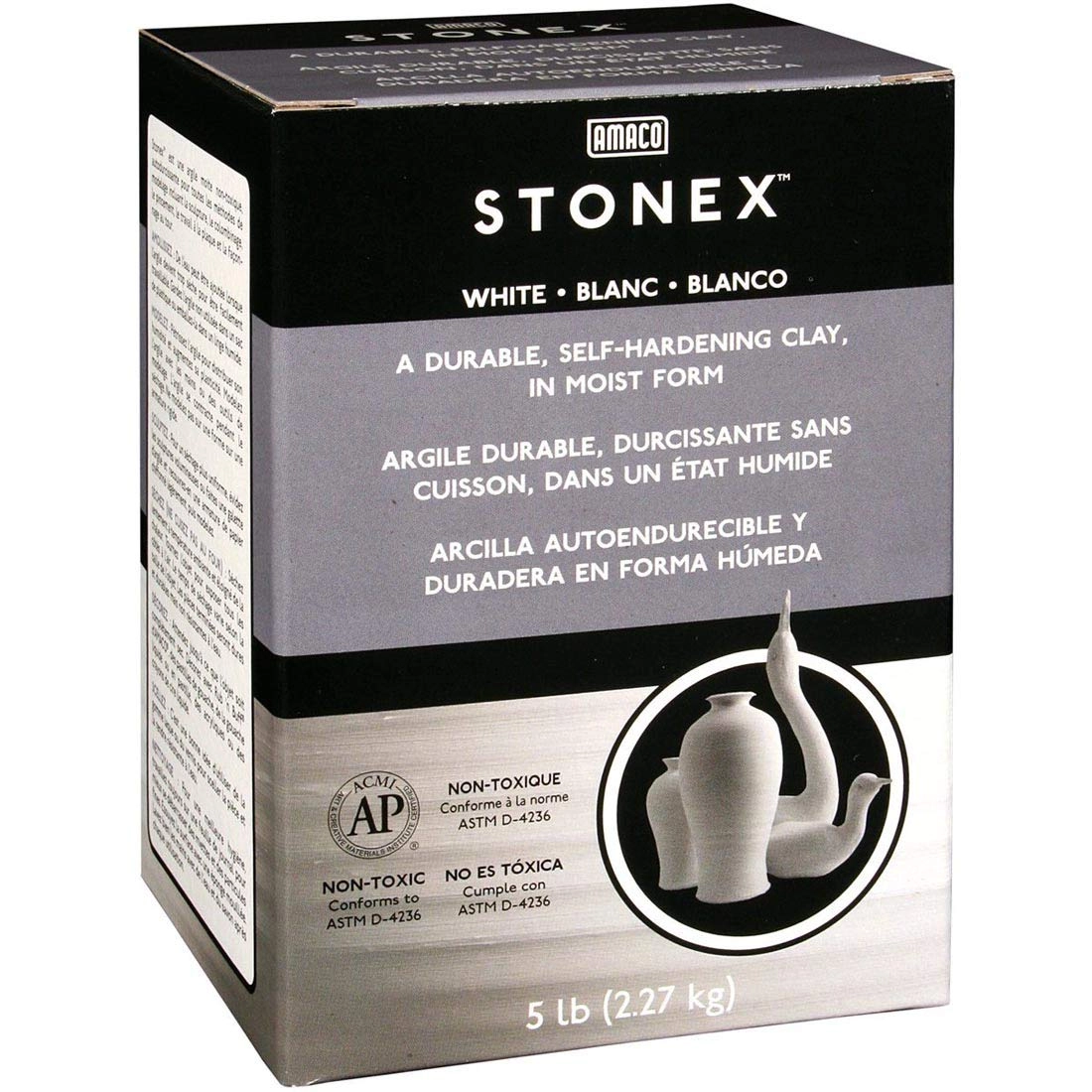 AMACO Stonex - Self-Hardening Clay 2.27 Kg
