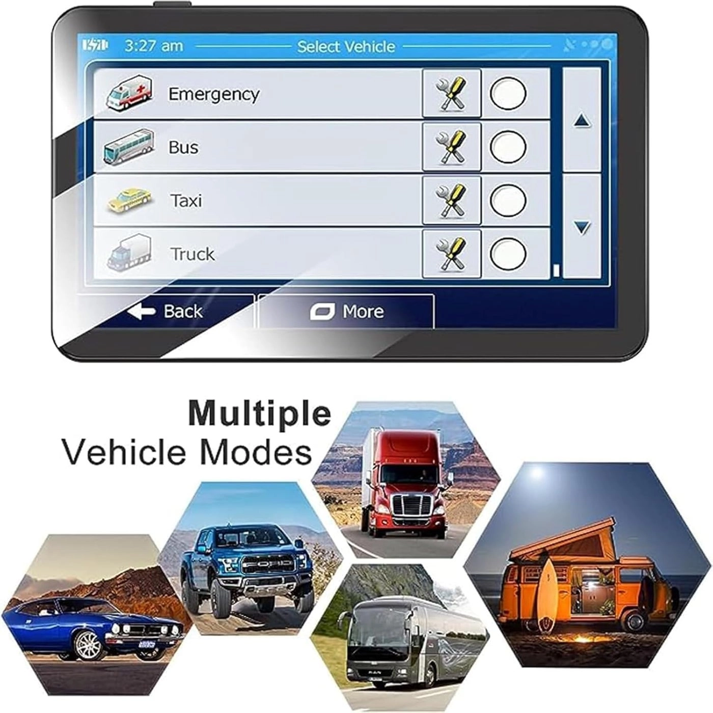 GPS Navigator - 7-Inch Touch Screen Free Lifetime Map Updates