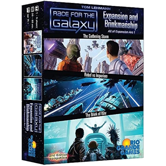 Race for the Galaxy: The Gathering Storm + Race for the Galaxy: Rebel vs Imperium + Race for the Galaxy: The Brink of War