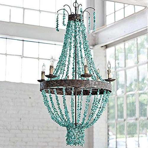 E14 American Style Vintage Chandelier - 100cm
