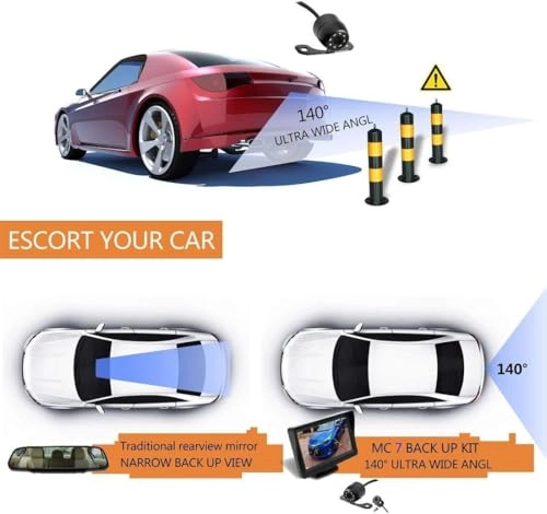 Backup Camera System - 4.3 Inches IP69 Waterproof