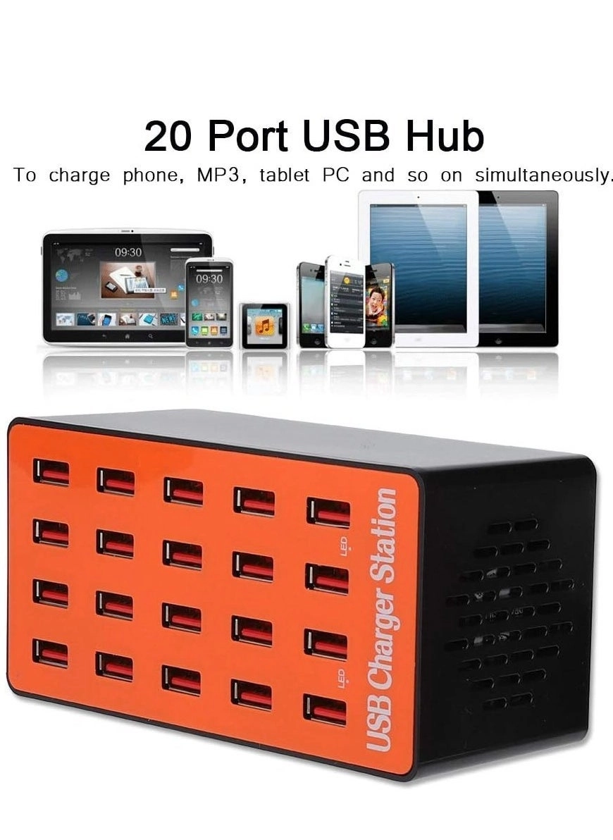 20 Port USB Hub