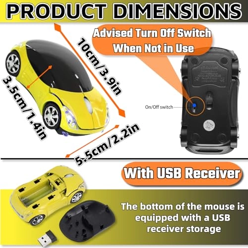 Car Mouse - USB, Wireless up to 10m