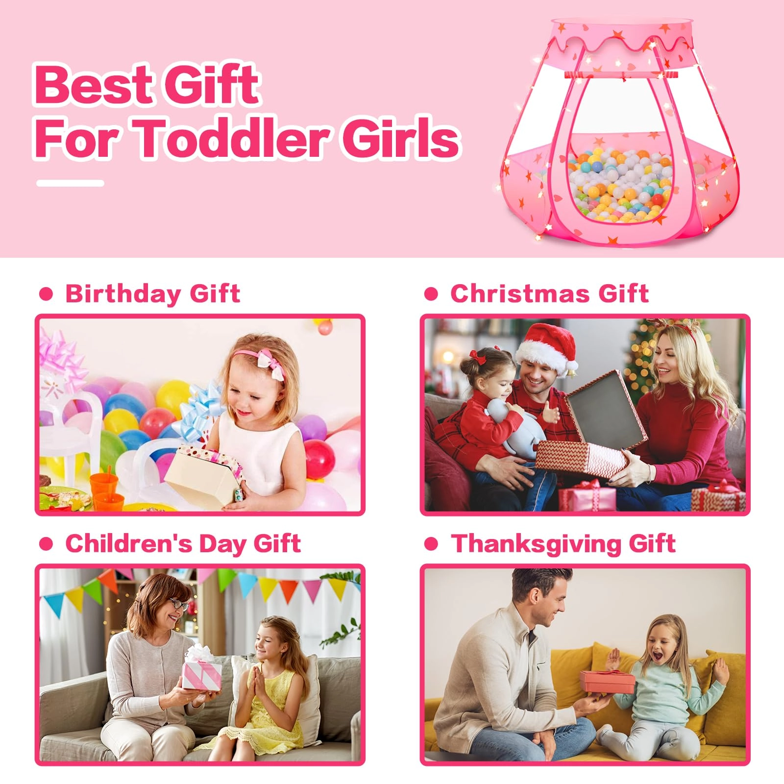 Pop Up Princess Play Tent