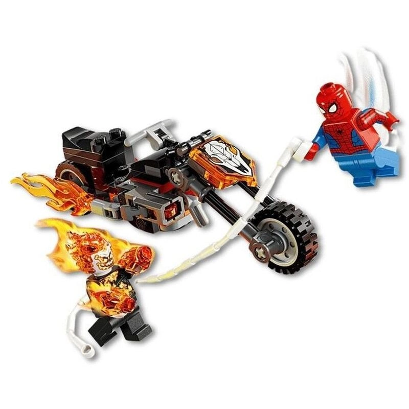 Super Heroes Spider-Man Vs Ghost Rider Motorcycle (76335) - 6+