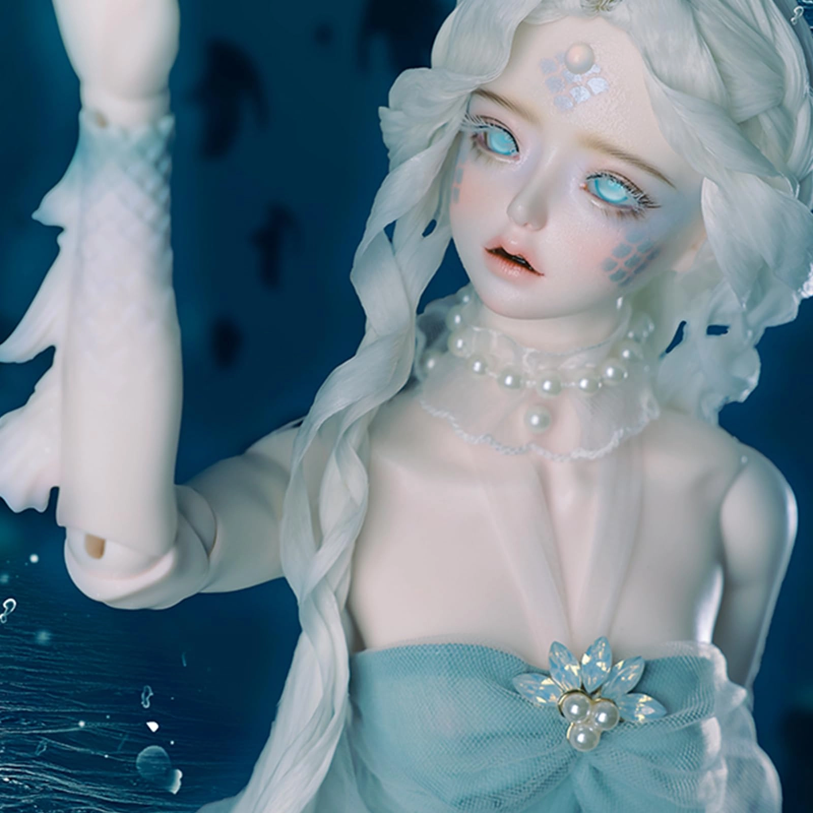 BJD Doll - 1/3 Polyvinyl Chloride Camille-blue Ages 15+