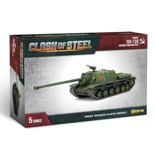 Clash of Steel: Tabletop Tank Battles - Soviet ISU-130 Assault Gun Battery