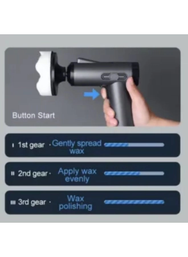 Handheld Cordless Automobile Polishing and Waxing Machine