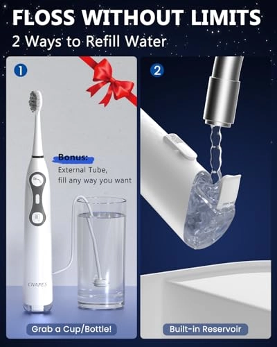 885A - 3-in-1 Water Flosser Sonic Toothbrush