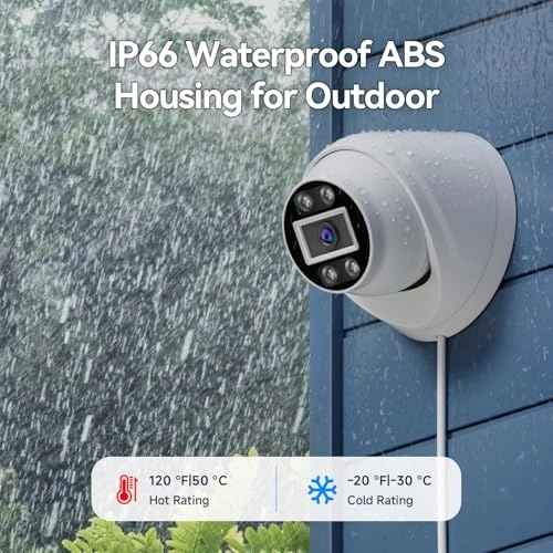 5MP Lite Security Camera System - 4pcs 4 channels 5MP Lite