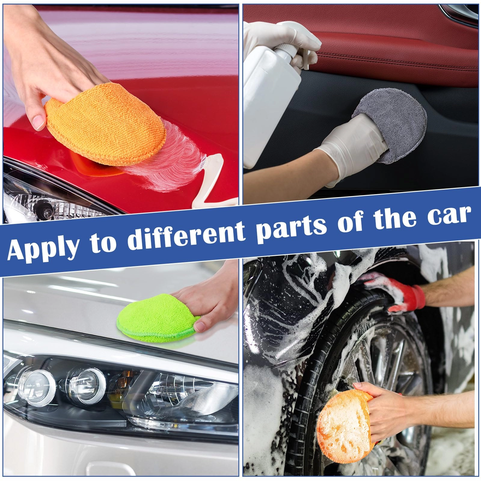 Microfiber Wax Applicator Pad - 5"