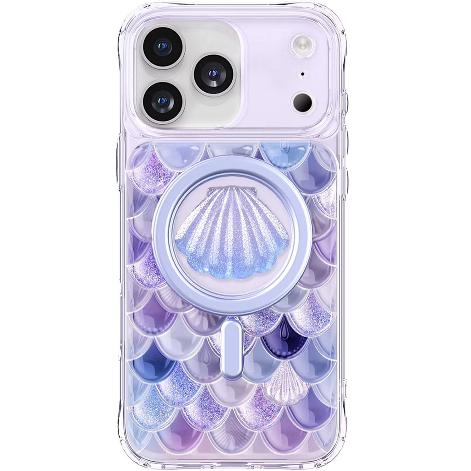 LEVELO Pearl 3D Ocean Case with MagSafe for iPhone 17 Pro