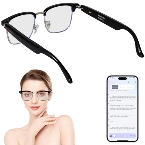 AI Smart Glasses - Translation Black frame