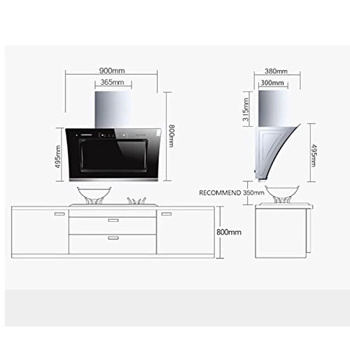 Range Hood - Top suction Stainless steel