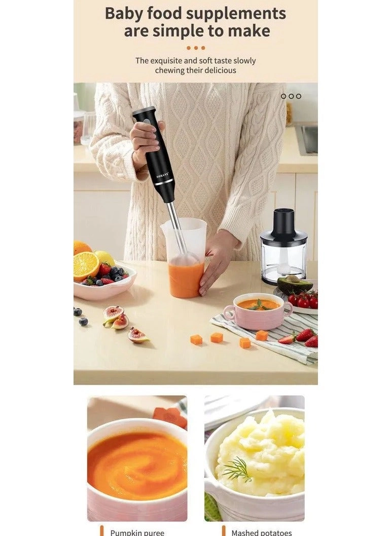 5 In 1 Hand Blender & Food Mixer - 800 Watt