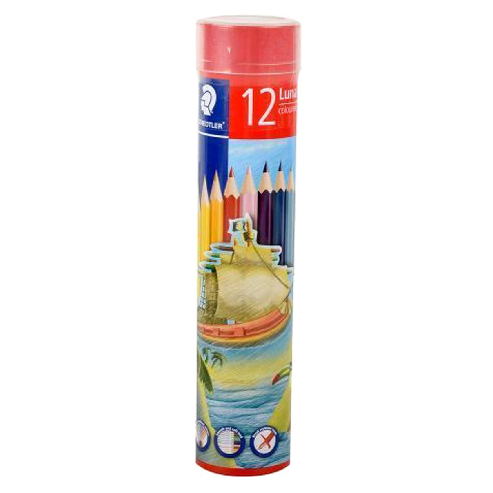 Staedtler Luna Colour Pencil Cylinder - Pack of 12