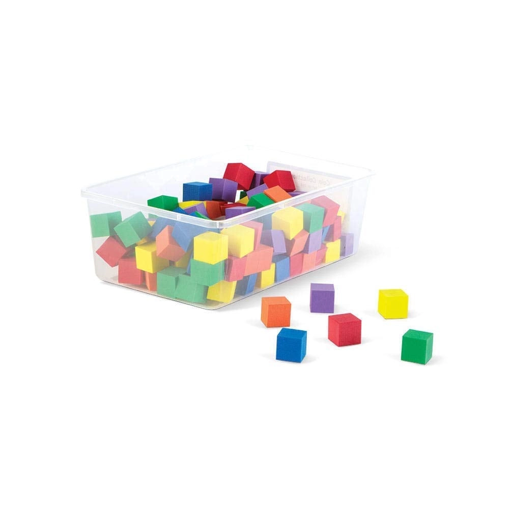 hand2mind Foam Blocks Counting Cubes - 100 pieces