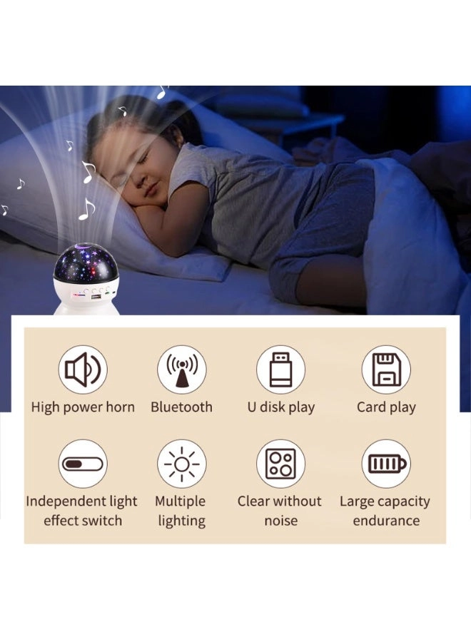 Sky Light - LED Star Rotating Projection Bluetooth