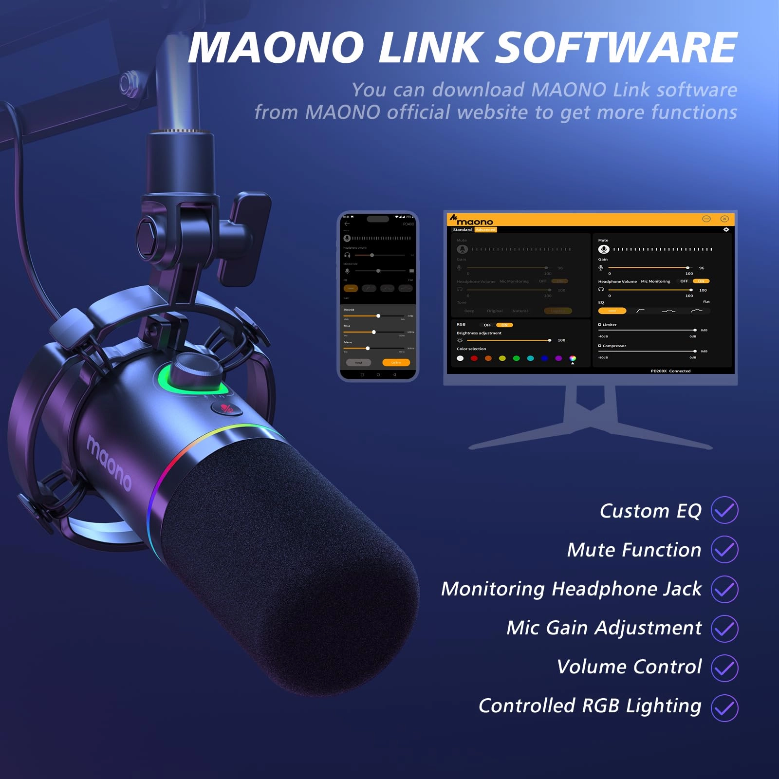 PD200XS USB+XLR Microphone
