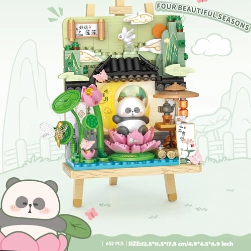 Panda 3D Painting Model - 650pcs