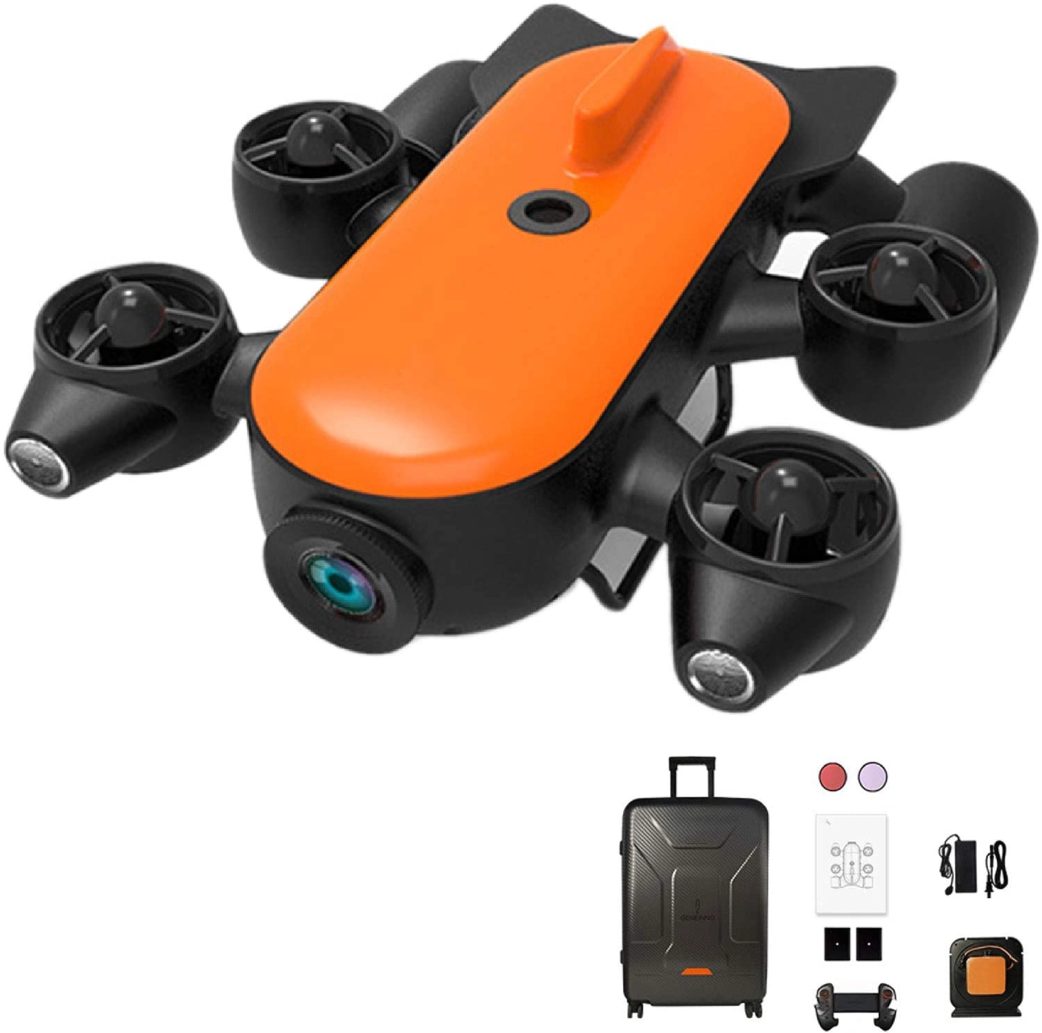 WWART 150M Tether Underwater Drone 4K