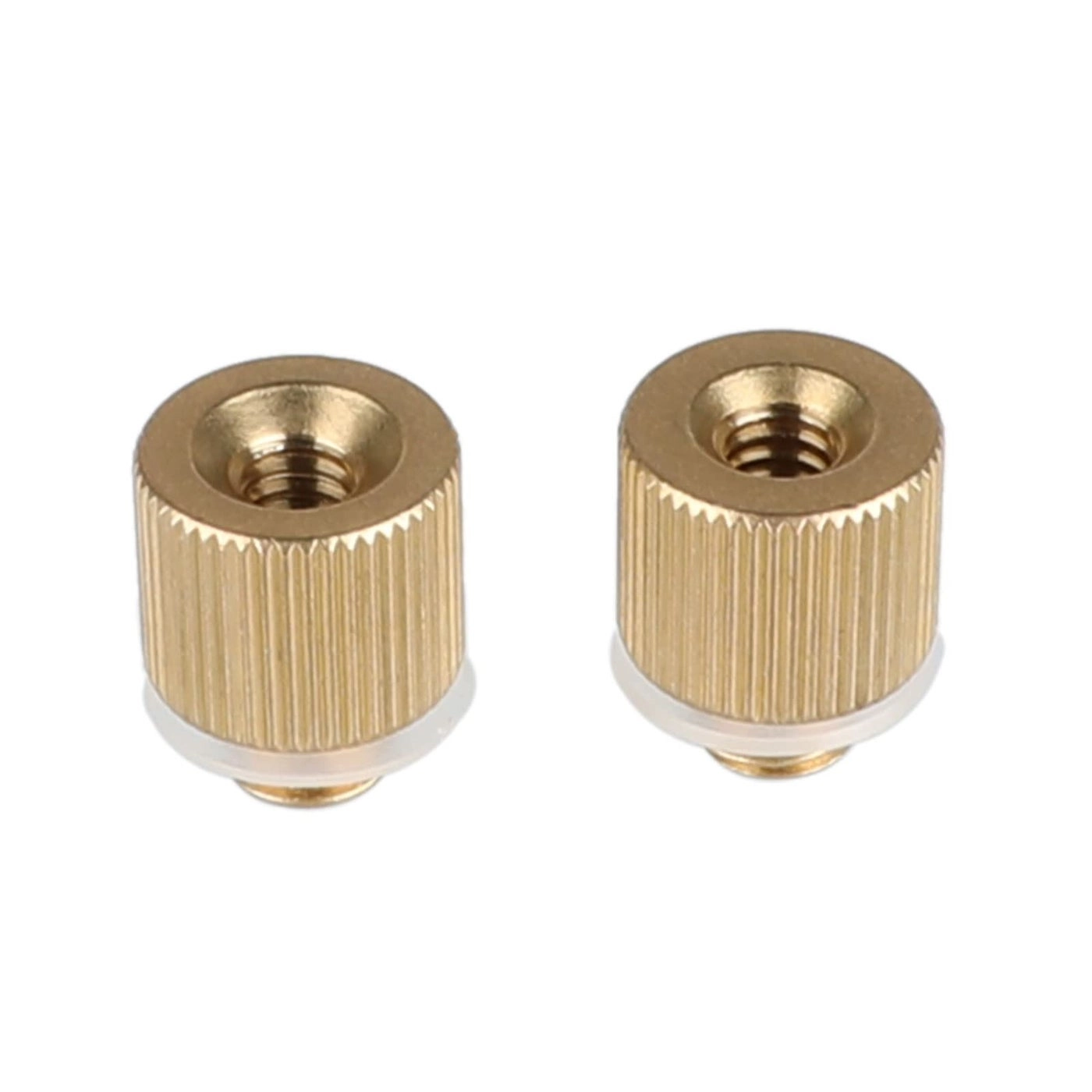 1/4"-20 Female Threaded Adapter to 3/8"-16 Male Threaded Post - 2 Pieses