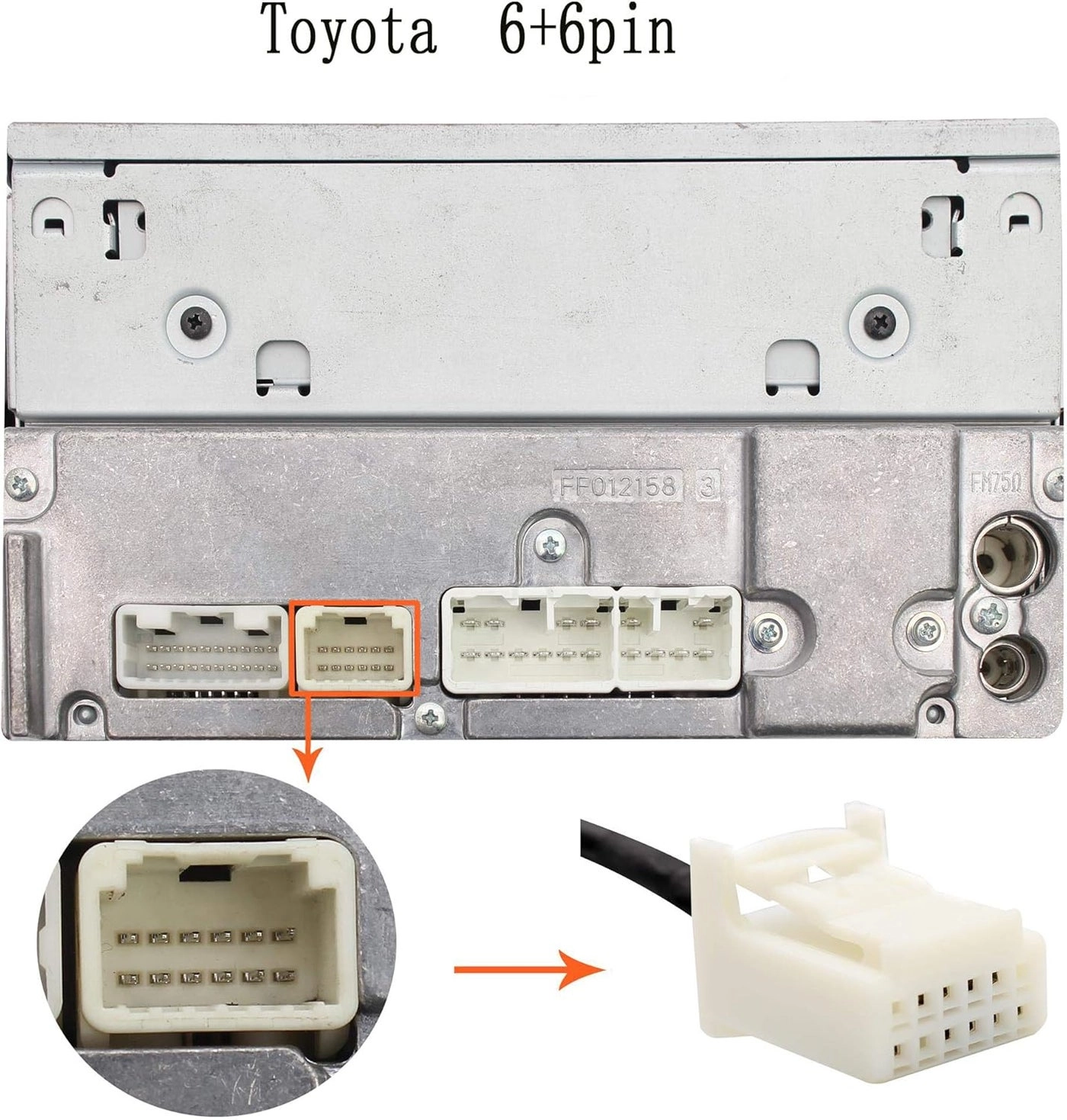 Car Auido AUX Input - Toyota Camry 2005-2011 Avensis 2003-2011 Corolla 2005-2011 Tacoma 2004-2008 RAV4 2004-2011