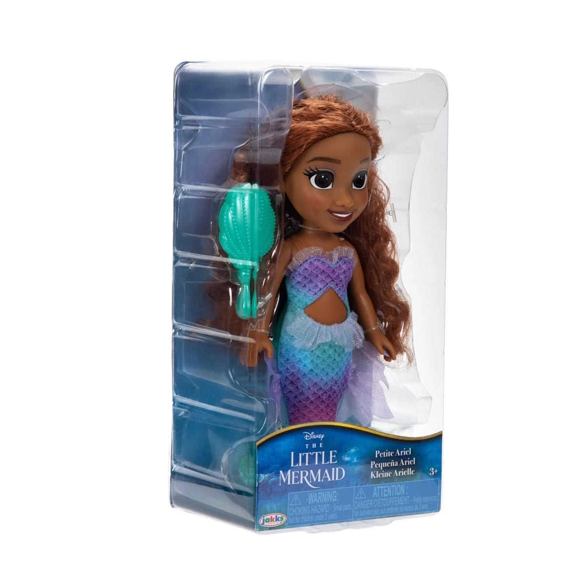 Jakks Ariel Doll - 6" Petite with Hair Comb