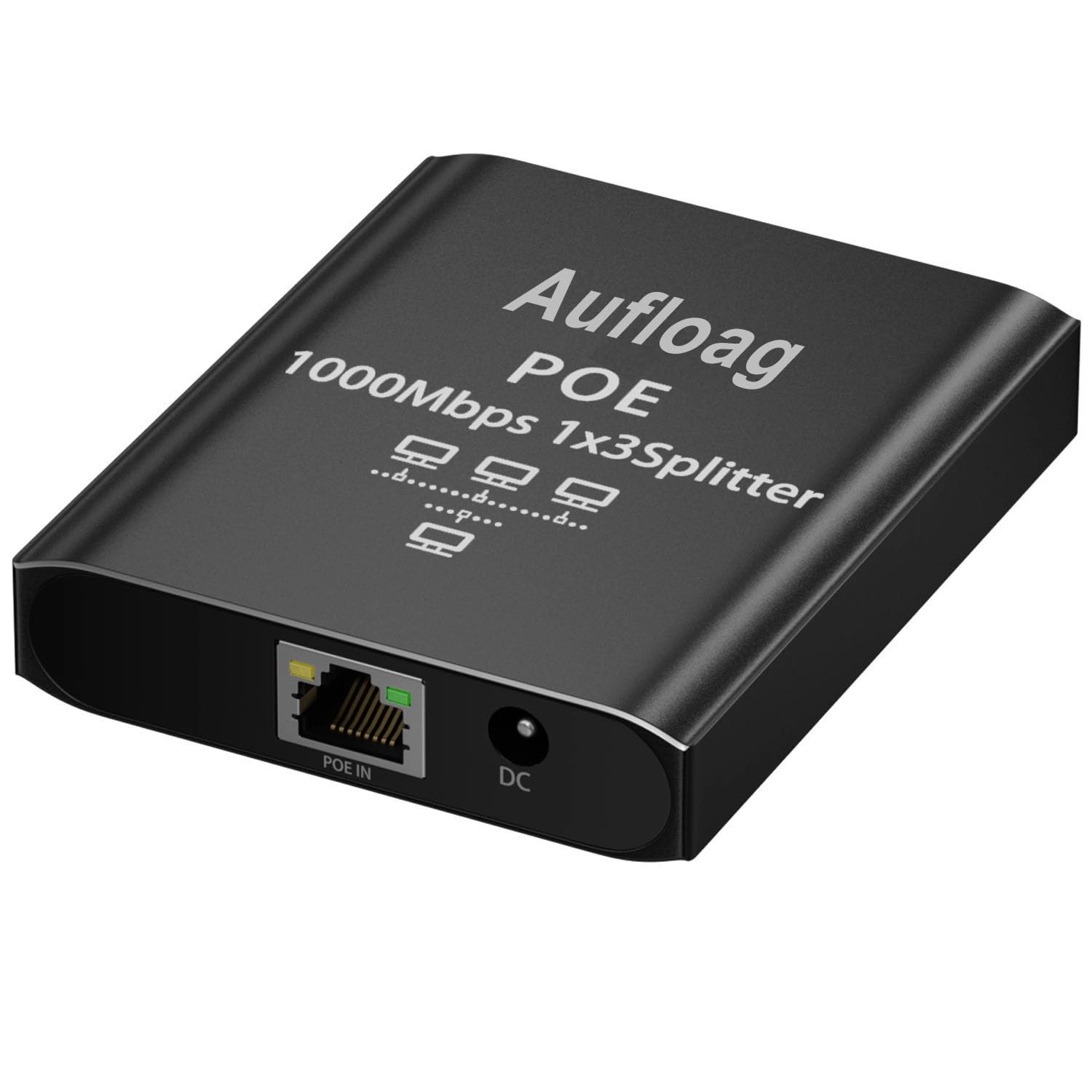 Aufloag POE Switch 3Port - DC48V 30W 3 IEEE802.3, IEEE802.3U, IEEE802.3X, IEEE802.3at, IEEE802.3af 1000Mbps 90W