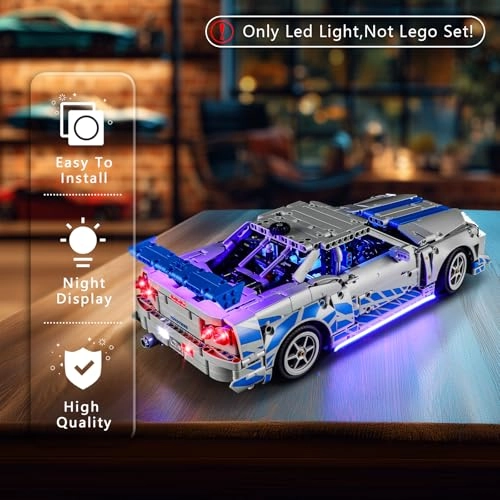 Light Kit for LEGO 42210 - Plastic 2 Fast 2 Furious 1