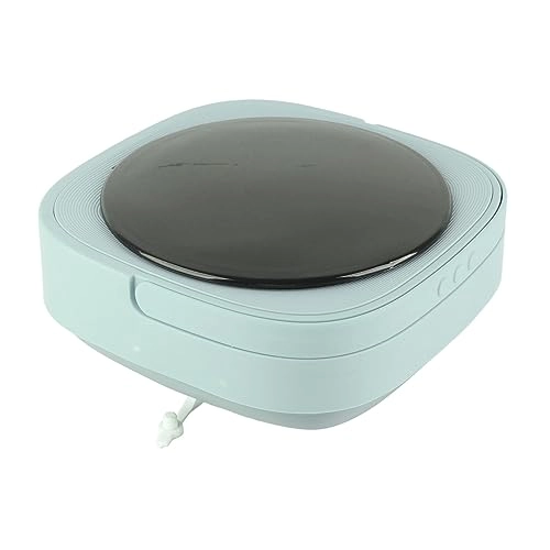 DAUZ Mini Washing Machine, Portable Foldable Washing Machine US Plug 100–240V Automatic 6.5L Large Capacity for Travel (Green)