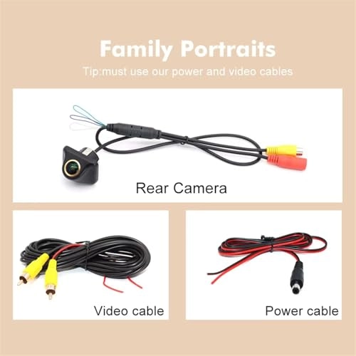 Rear View Backup Camera - Night Vision AHD CVBS 1080P