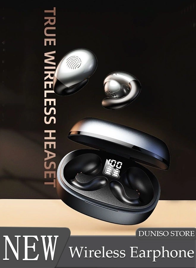 Clip On Bluetooth Earphones Wireless Earbud