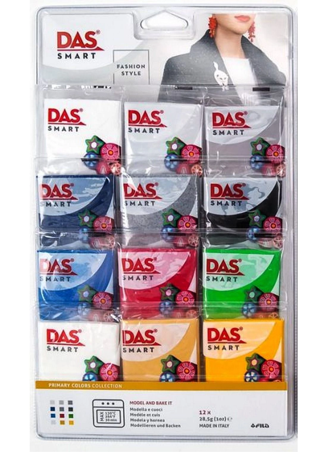 DAS Smart Polymer Clay - 12 piece(s)