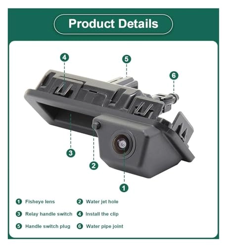 Reversing Camera - RCA interface PAL 512(H)X582(V); NTSC 512(H)X492(V)