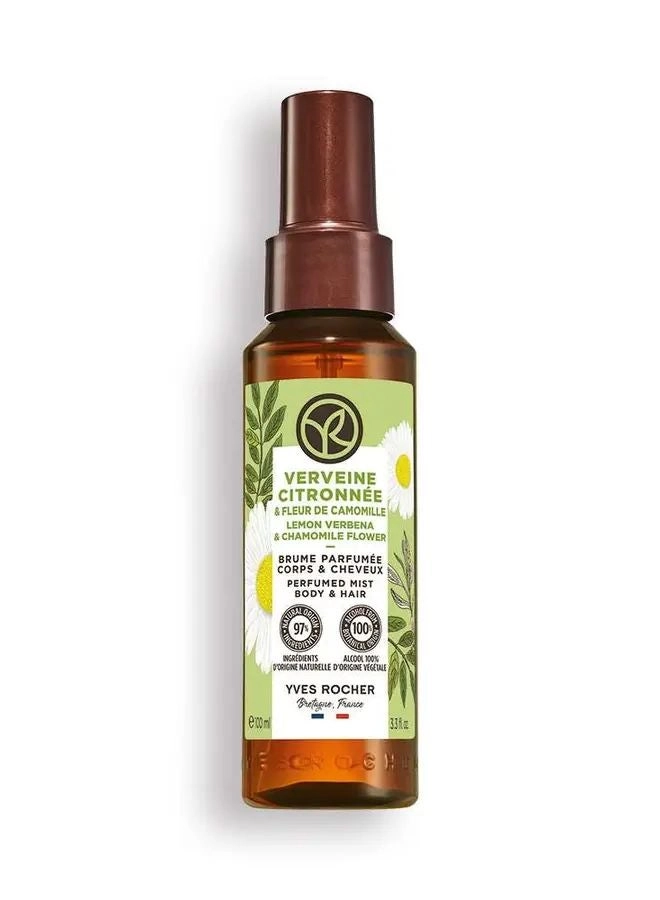 Yves Rocher Lemon Verbena & Chamomile Flower Perfumed Mist Bod - 100.0 Milliliter Lemon