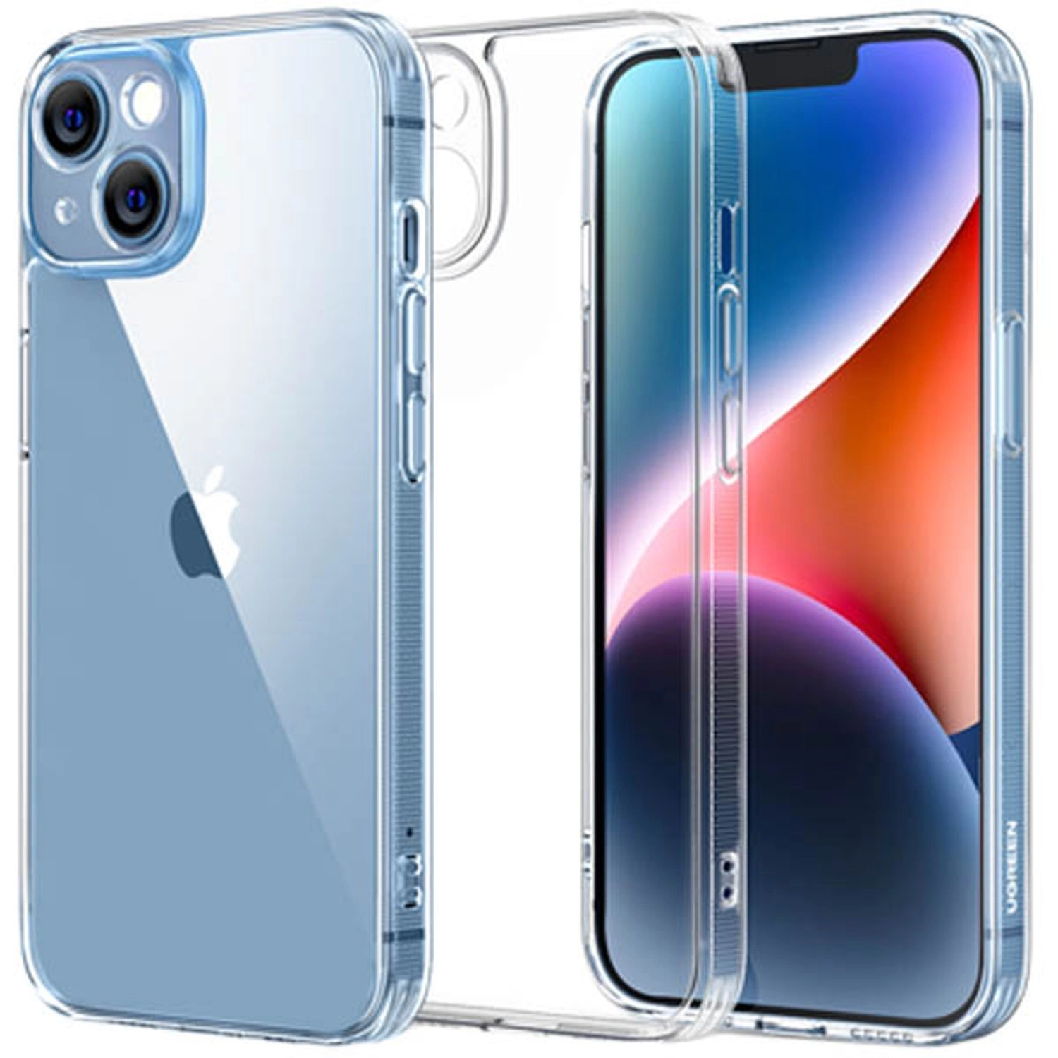 Magnetic Clear Case Back Case for iPhone 14 Plus