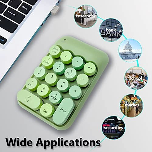 X910 - Wireless Numeric Keypad Black Red